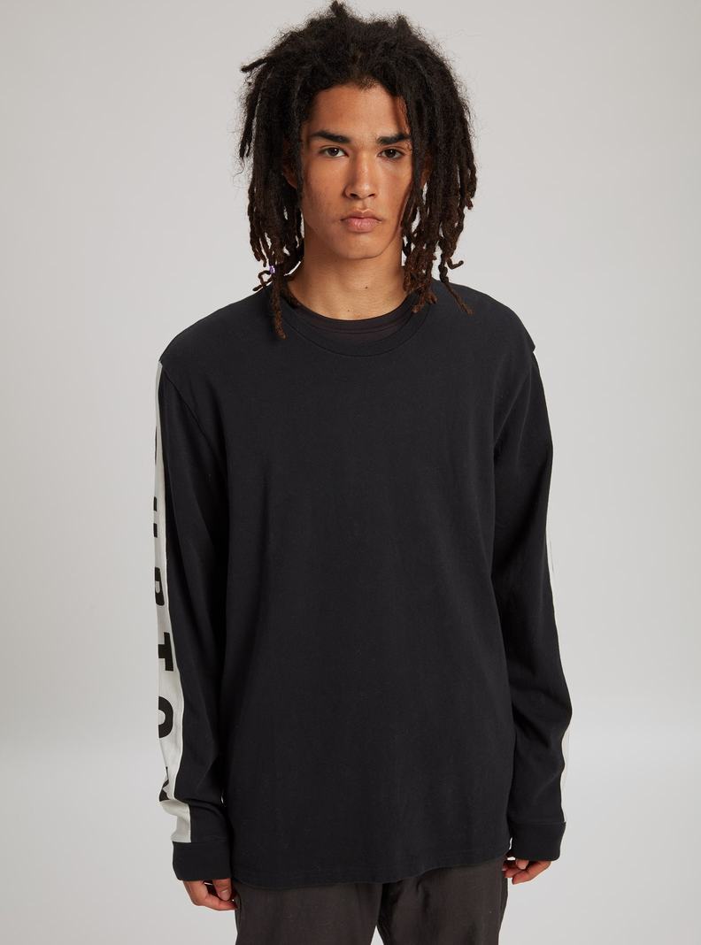 T-shirts Burton Lowball Long Sleeve Homme Noir | 576931-WGQ
