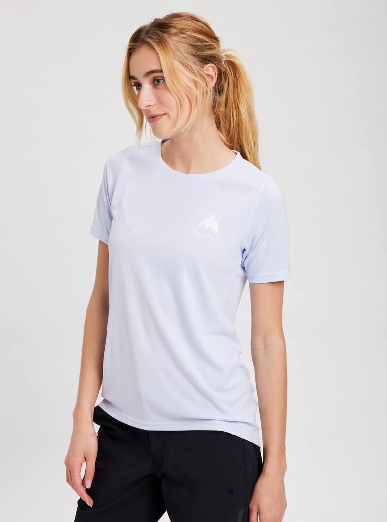 T-shirts Burton Multipath Active Corta Sleeve Femme Lavande | 761385-DSQ