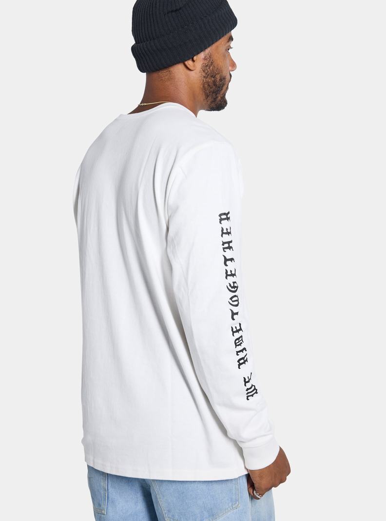 T-shirts Burton Name Dropper Long Sleeve Homme Blanche | 785024-WAY