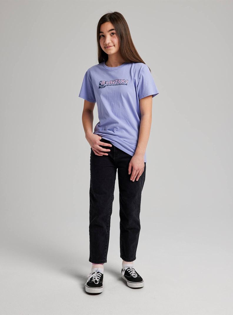 T-shirts Burton Pinecrest Corta Sleeve Enfant Violette | 325097-ZQM
