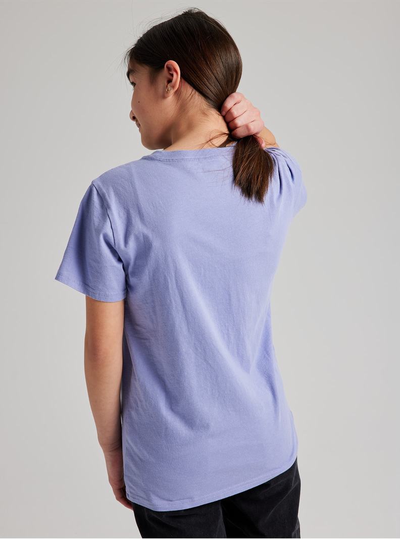 T-shirts Burton Pinecrest Corta Sleeve Enfant Violette | 325097-ZQM