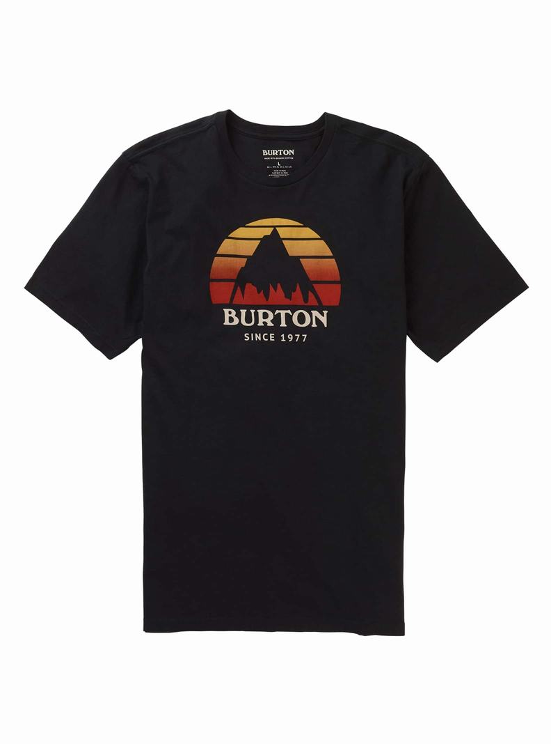 T-shirts Burton Underhill Corta Sleeve Femme Noir | 384672-WFC