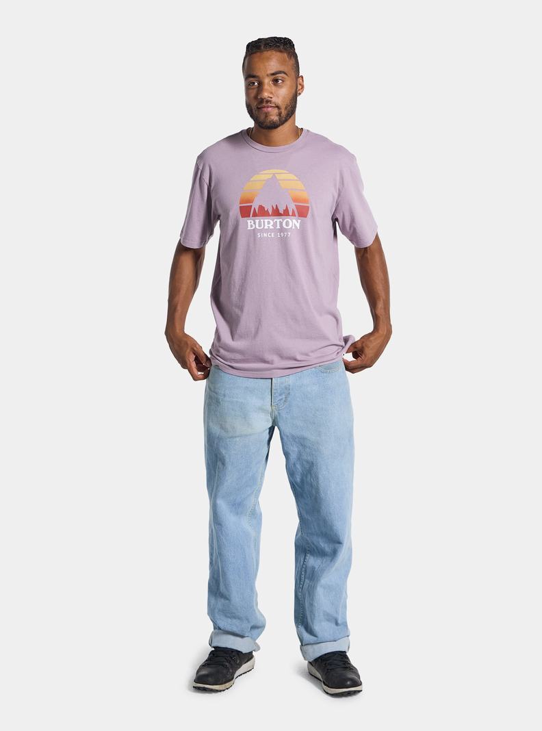 T-shirts Burton Underhill Corta Sleeve Femme Lavande | 659210-NIM