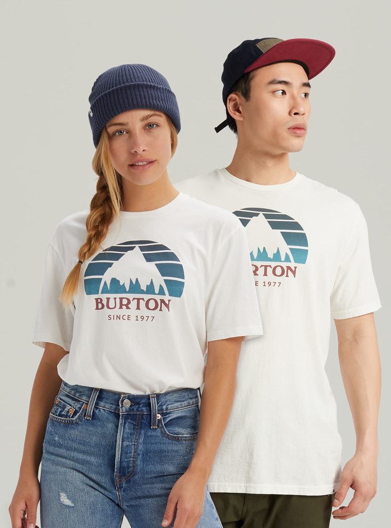 T-shirts Burton Underhill Corta Sleeve Homme Blanche | 193785-BVJ