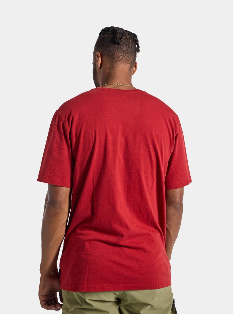 T-shirts Burton Underhill Corta Sleeve Homme Rouge | 206347-BCY