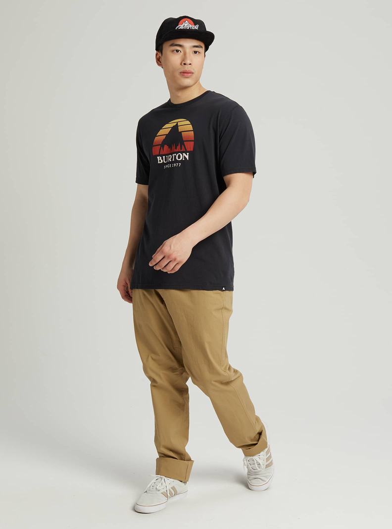 T-shirts Burton Underhill Corta Sleeve Homme Noir | 875139-RPW