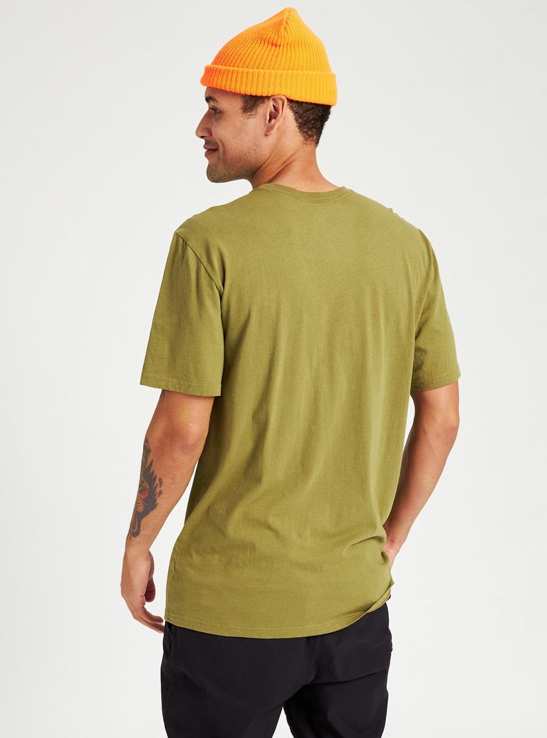 T-shirts Burton Vault Corta Sleeve Femme Vert Olive | 127480-POM