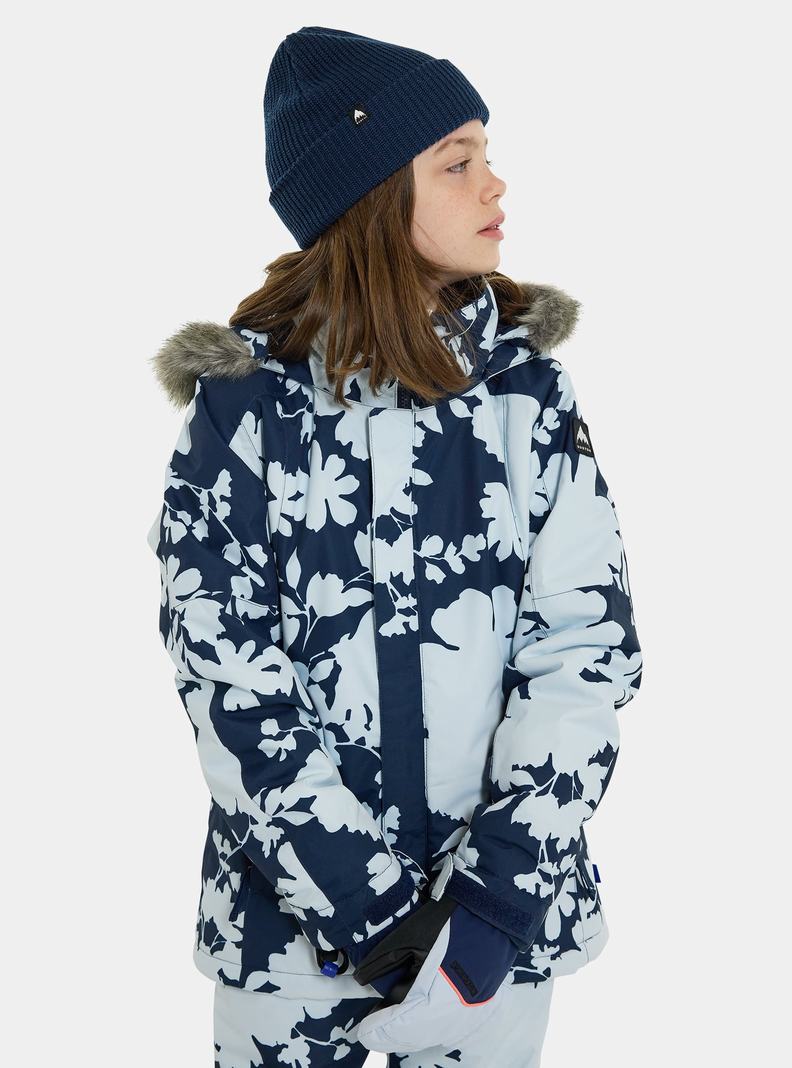 Veste Snowboard Burton Bennett Enfant Bleu Marron | 750681-UOP