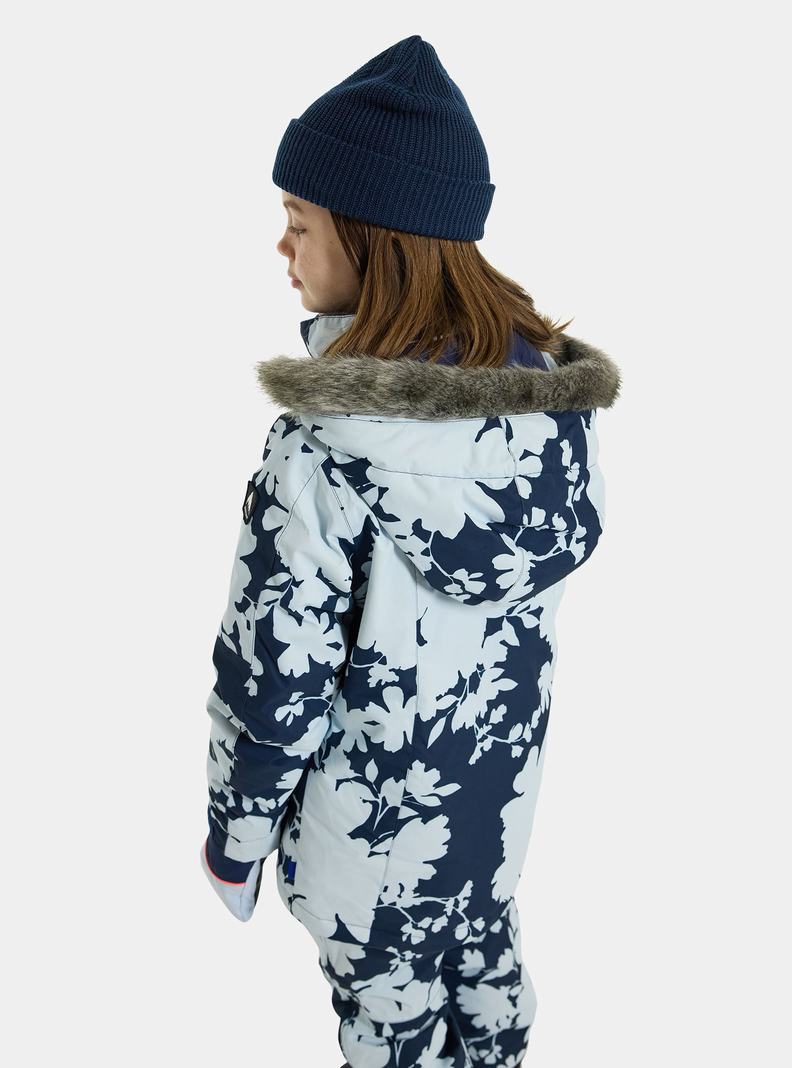 Veste Snowboard Burton Bennett Enfant Bleu Marron | 750681-UOP