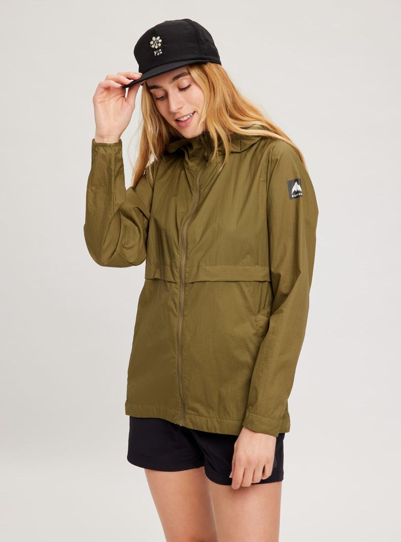 Veste Snowboard Burton Breezerite Femme Vert Olive | 987153-ADI