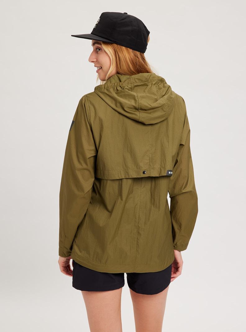 Veste Snowboard Burton Breezerite Femme Vert Olive | 987153-ADI