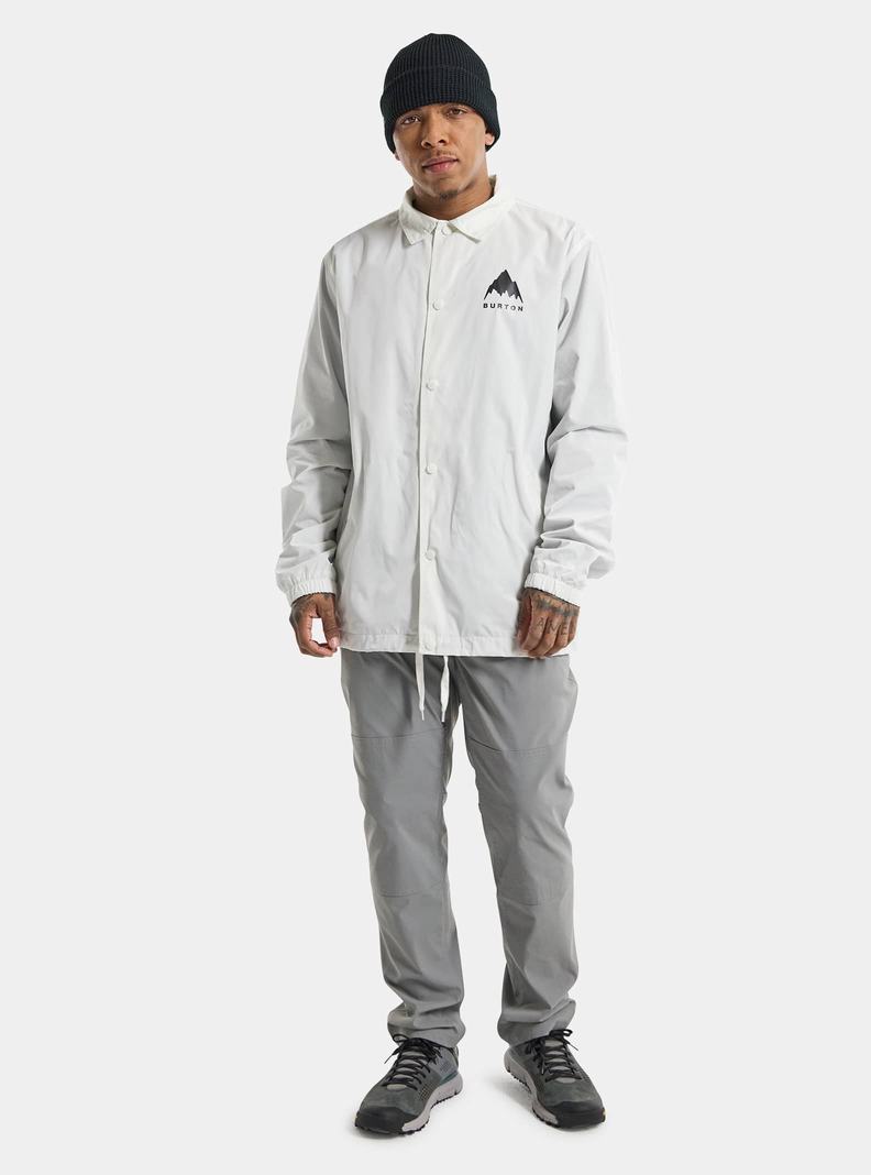 Veste Snowboard Burton Coaches Homme Blanche | 489215-KQL