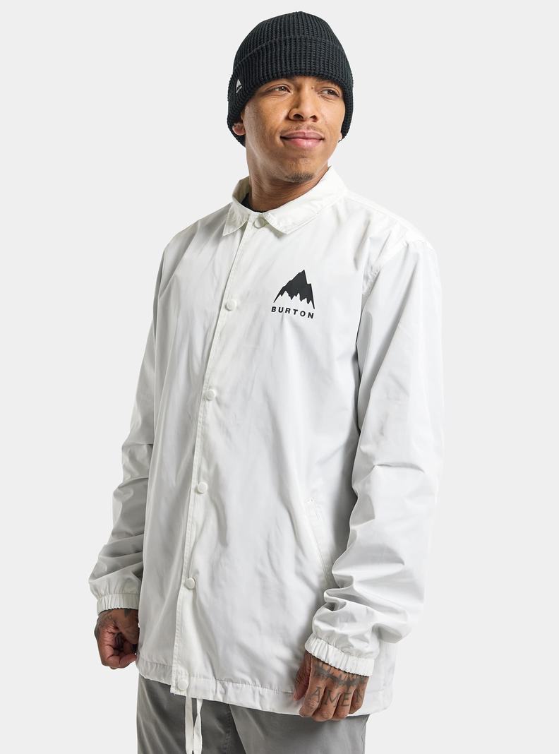 Veste Snowboard Burton Coaches Homme Blanche | 489215-KQL