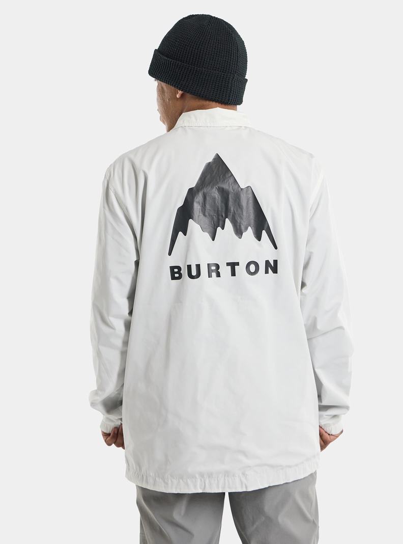 Veste Snowboard Burton Coaches Homme Blanche | 489215-KQL