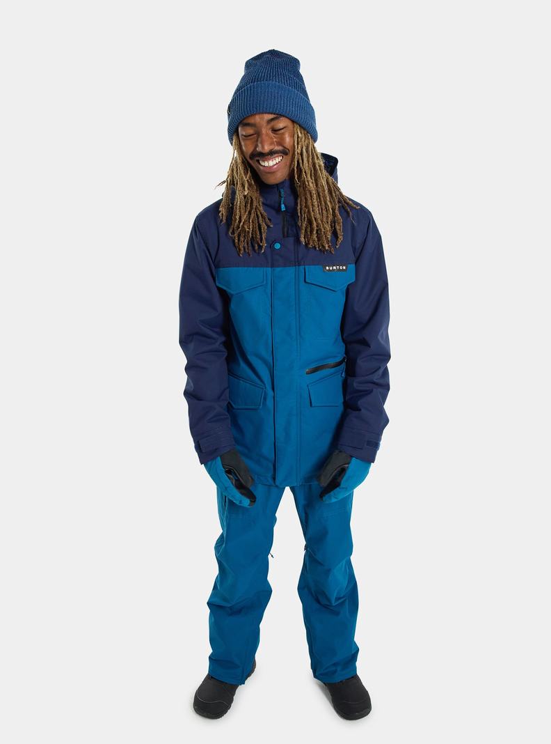 Veste Snowboard Burton Covert 2L Homme Bleu | 165239-WER
