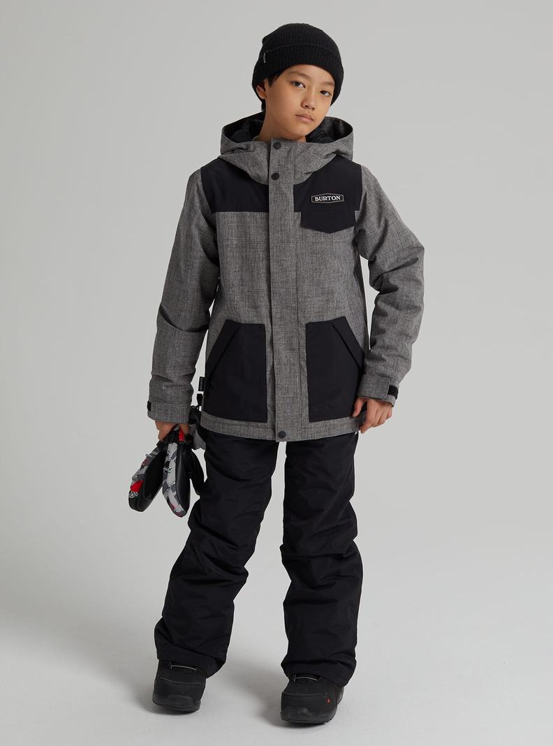 Veste Snowboard Burton Dugout 2L Enfant Grise | 018679-BXR