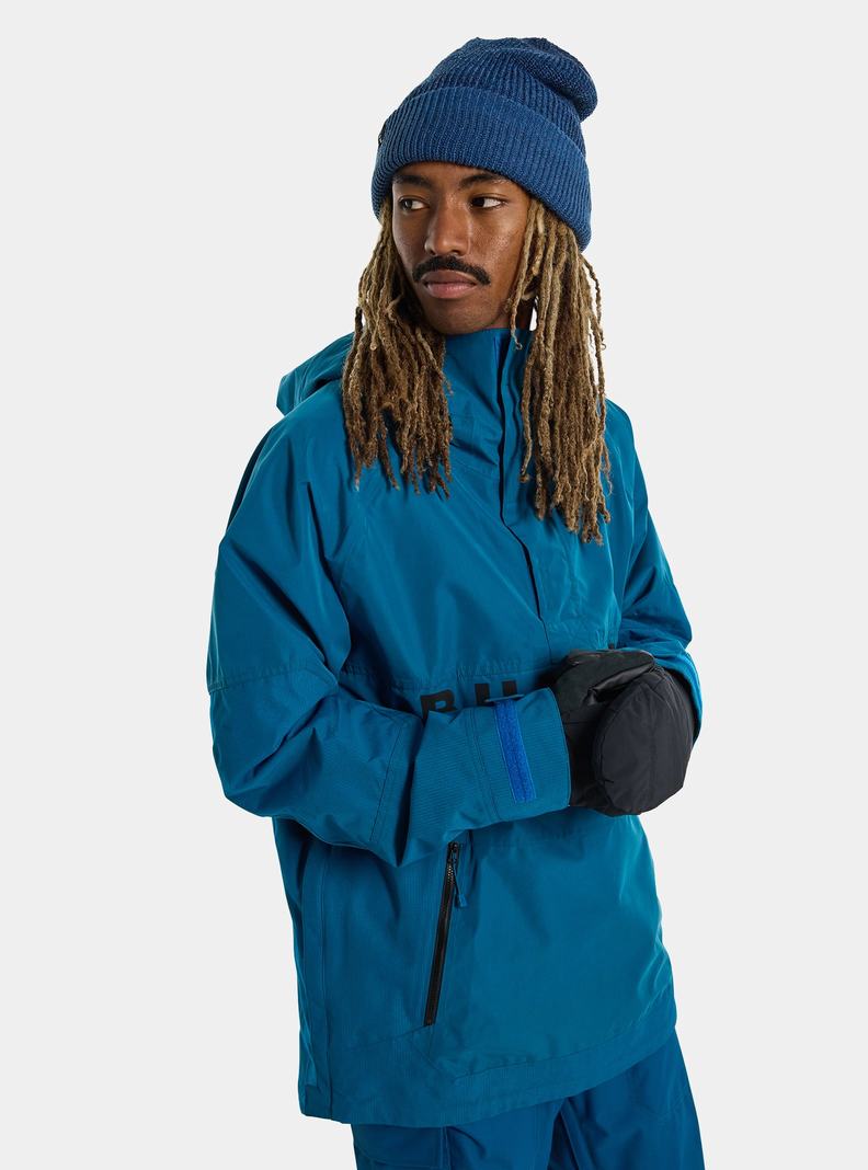 Veste Snowboard Burton Frostner 2L Anorak Homme Bleu | 108394-XUS