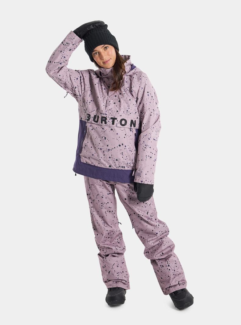 Veste Snowboard Burton Frostner 2L Anorak Femme Lavande | 357684-XPK
