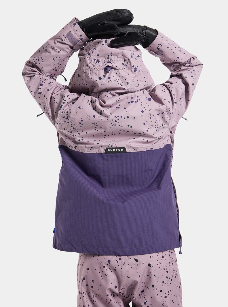 Veste Snowboard Burton Frostner 2L Anorak Femme Lavande | 357684-XPK