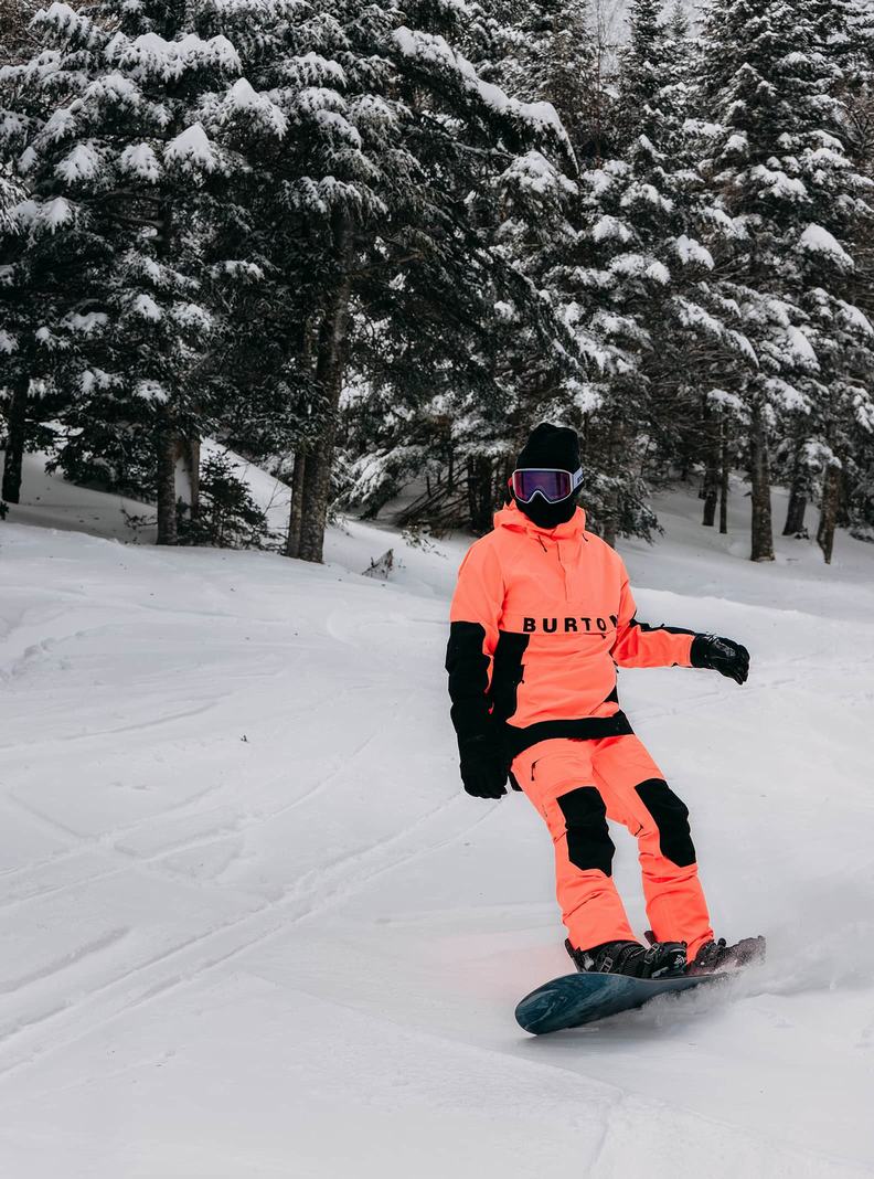 Veste Snowboard Burton Frostner 2L Anorak Homme Orange Noir | 769354-RIJ