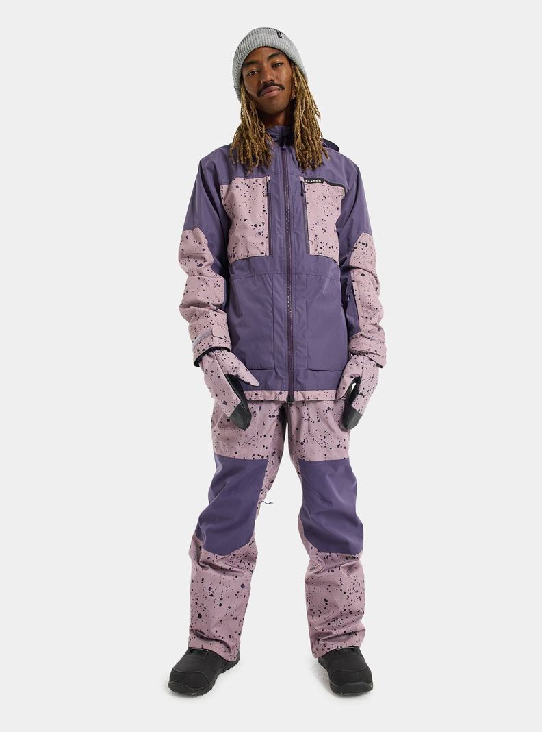 Veste Snowboard Burton Frostner 2L Homme Violette | 406381-OIX