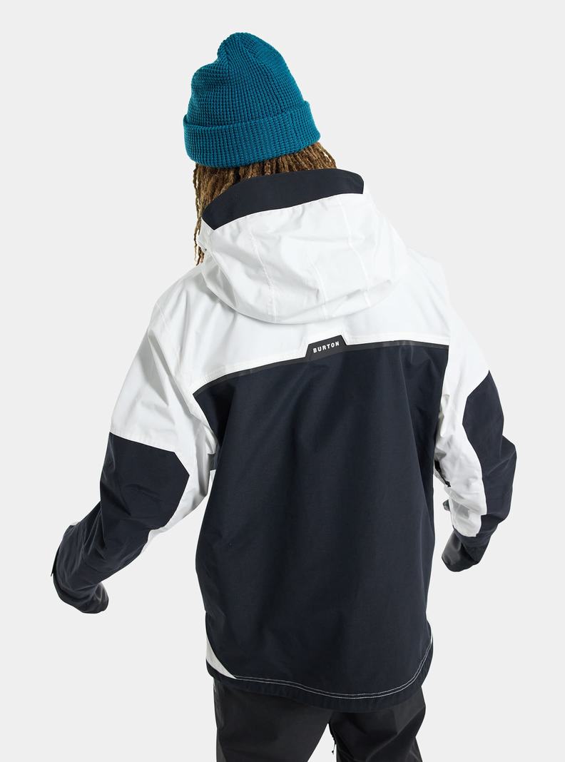 Veste Snowboard Burton Frostner 2L Homme Blanche Noir | 679825-PMT