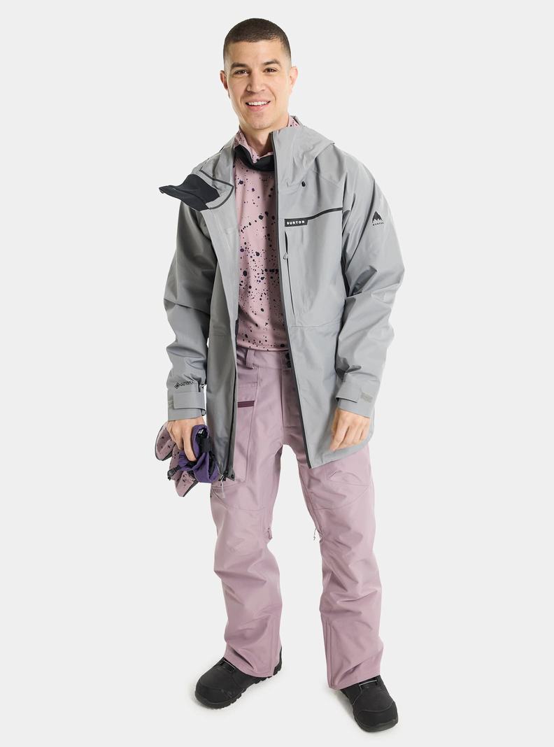 Veste Snowboard Burton GORE-TEX 3L Treeline Homme Grise | 471653-GJZ