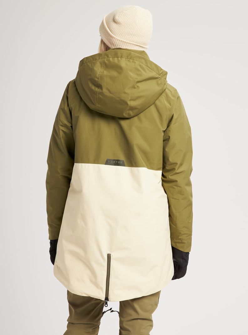 Veste Snowboard Burton GORE-TEX Treeline Femme Vert Olive | 184739-LXF