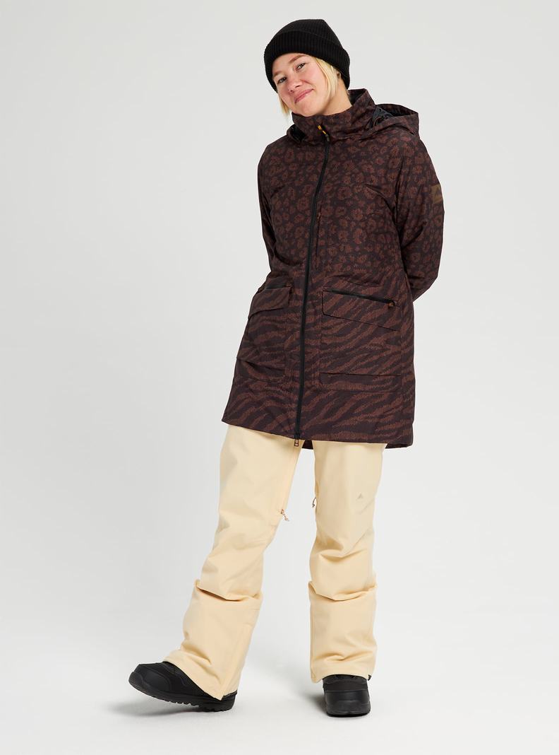 Veste Snowboard Burton GORE-TEX Treeline Femme Grise | 521948-IHR