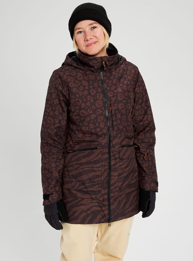 Veste Snowboard Burton GORE-TEX Treeline Femme Grise | 521948-IHR