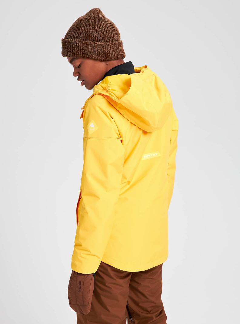 Veste Snowboard Burton GORE‑TEX Powline Shell Femme Jaune | 125394-HRJ