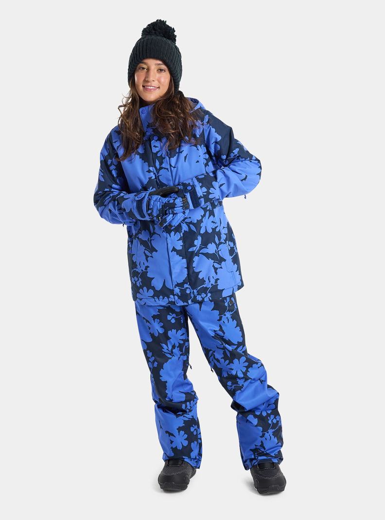 Veste Snowboard Burton Jet Set 2L Femme Bleu | 408756-IYG