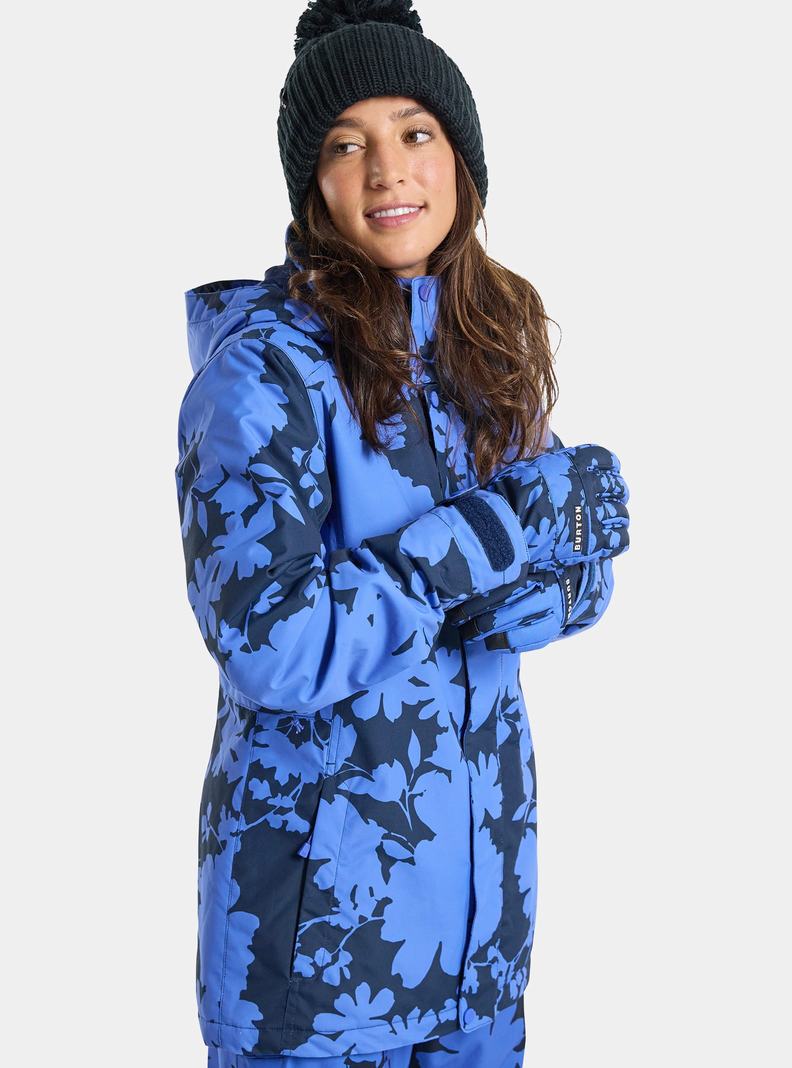 Veste Snowboard Burton Jet Set 2L Femme Bleu | 408756-IYG