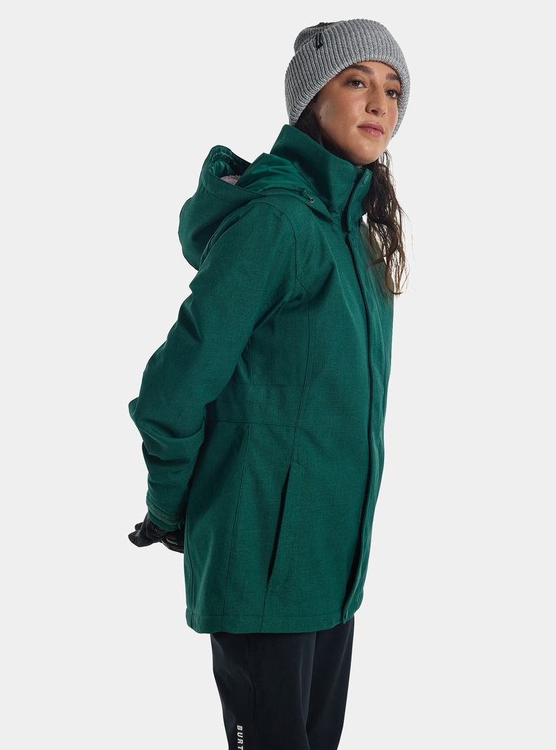 Veste Snowboard Burton Jet Set 2L Femme Marron | 908541-JVK
