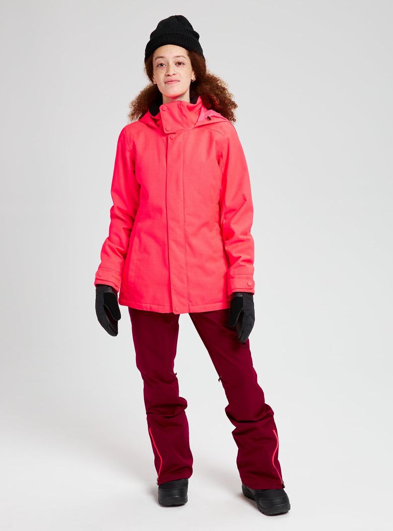 Veste Snowboard Burton Jet Set Femme Rose | 453706-CPY