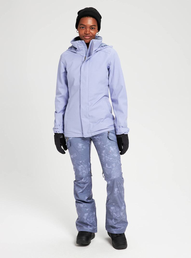 Veste Snowboard Burton Jet Set Femme Violette | 304692-HCQ