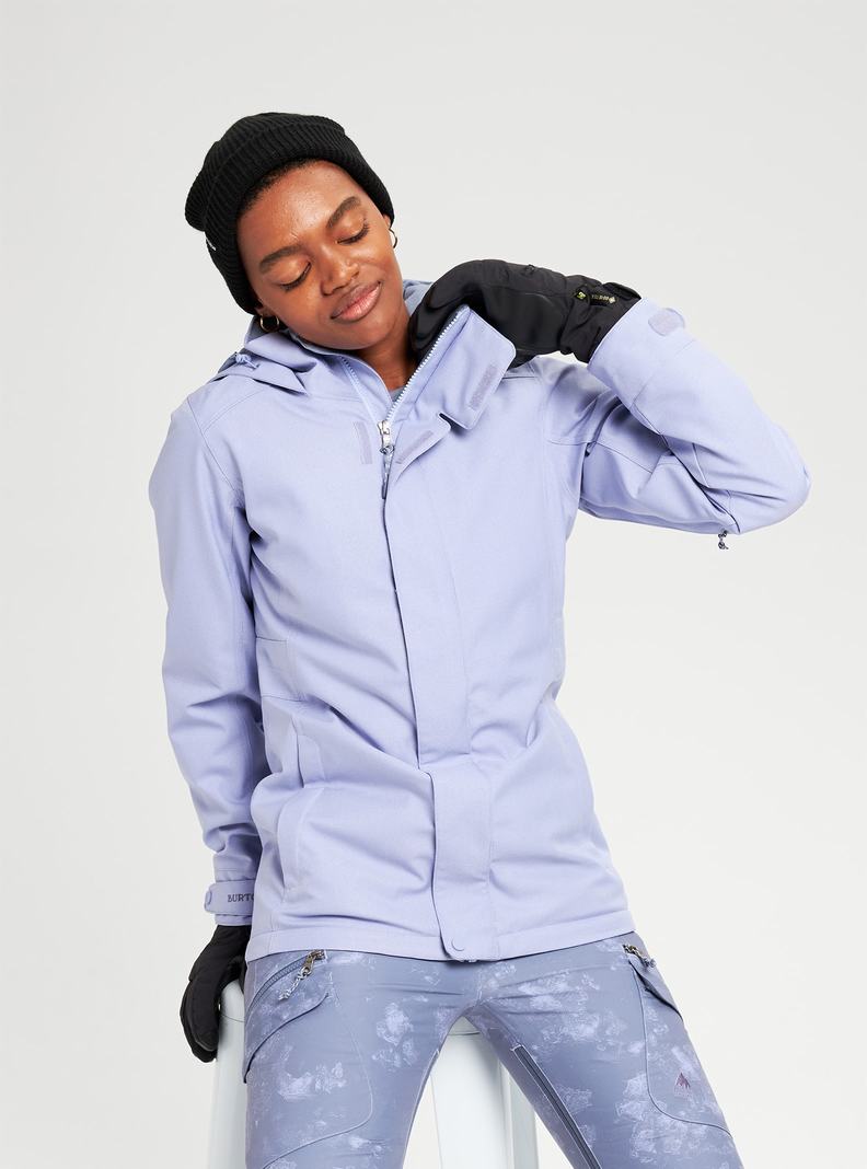 Veste Snowboard Burton Jet Set Femme Violette | 304692-HCQ