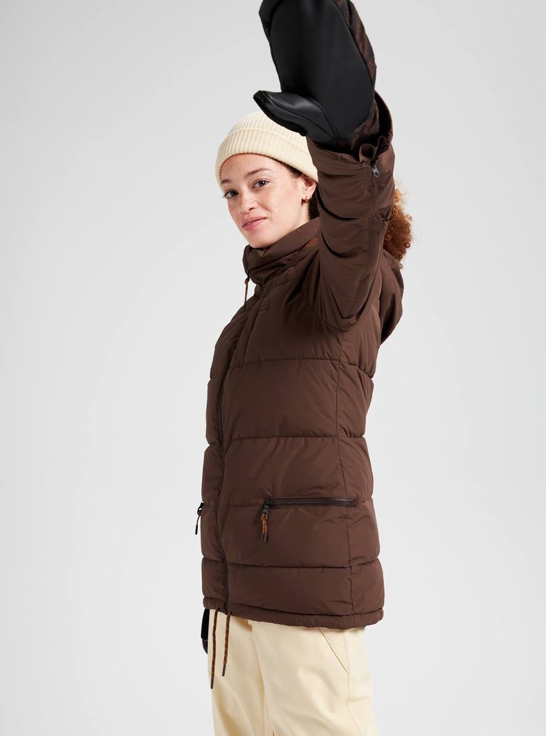 Veste Snowboard Burton Keelan Femme Marron | 326178-TYF