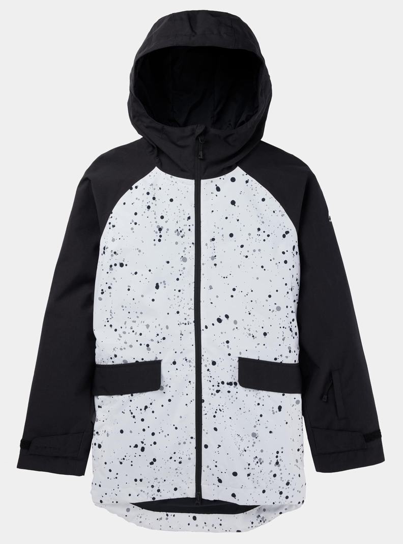 Veste Snowboard Burton Lalik 2L Femme Blanche Noir | 580426-VRH