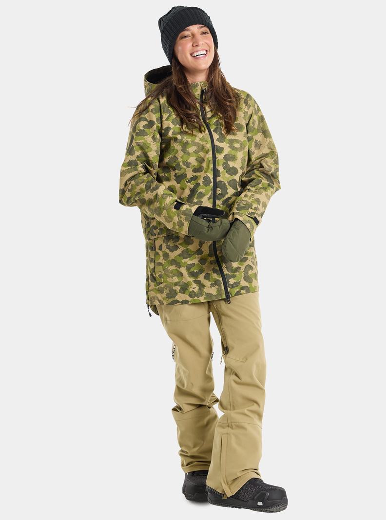 Veste Snowboard Burton Lalik 2L Femme Vert Camouflage | 940835-FWO