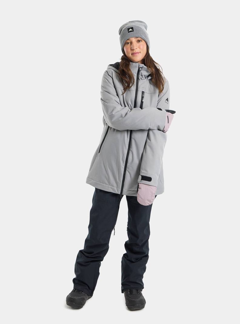 Veste Snowboard Burton Lelah 2L Femme Grise | 916475-VXT