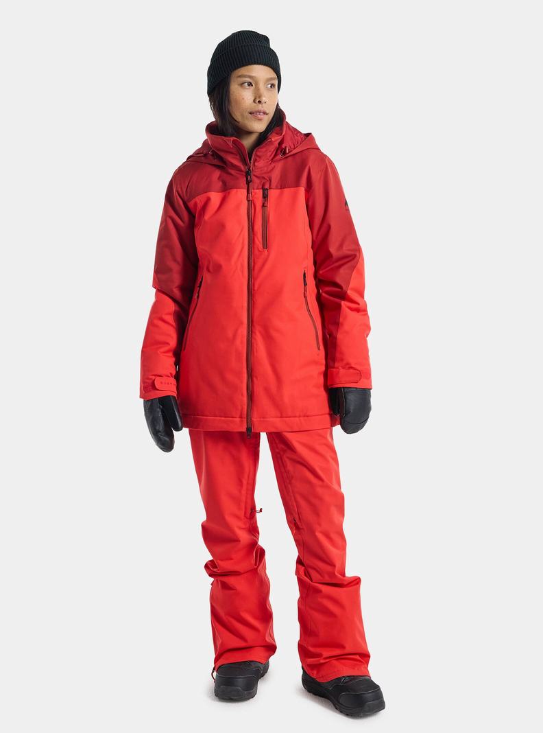 Veste Snowboard Burton Lelah 2L Femme Orange Rose Rose | 210458-NSF