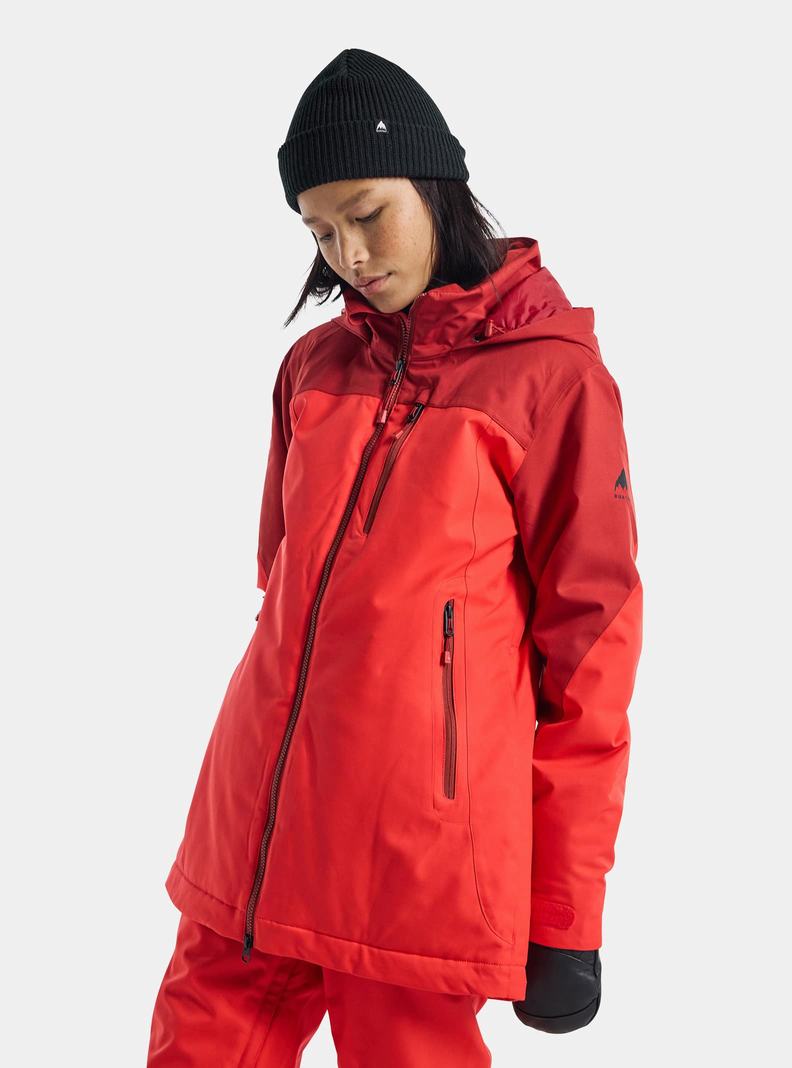 Veste Snowboard Burton Lelah 2L Femme Orange Rose Rose | 210458-NSF