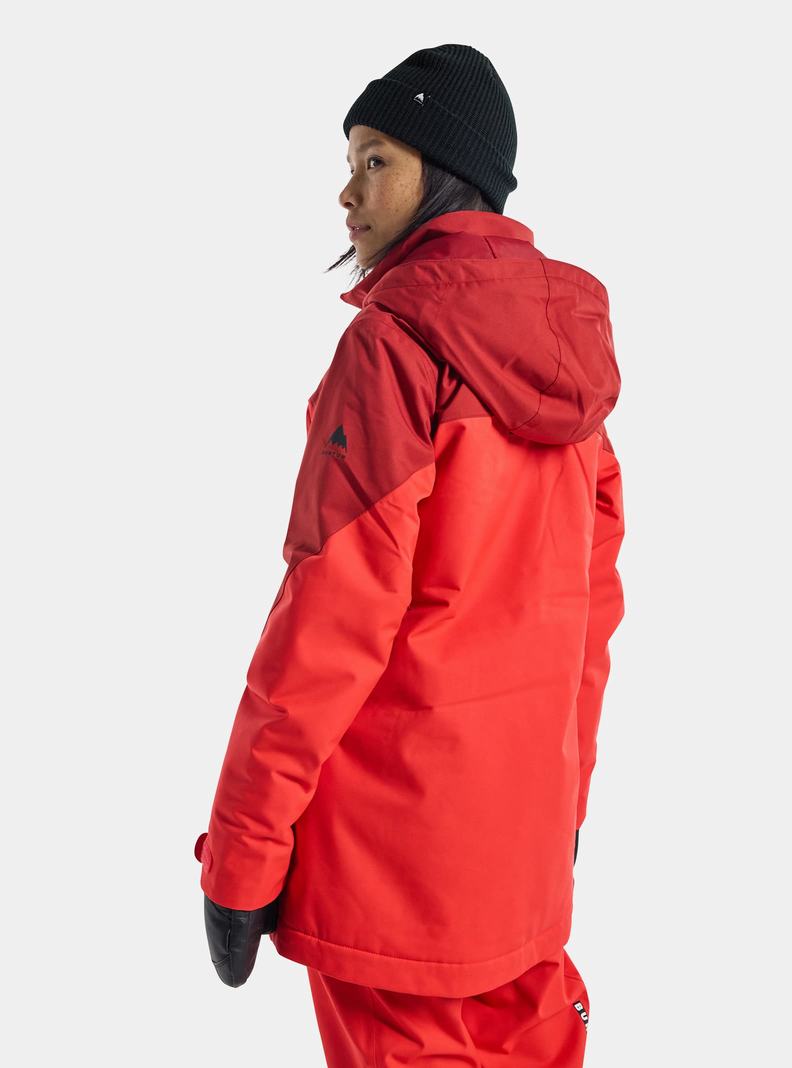 Veste Snowboard Burton Lelah 2L Femme Orange Rose Rose | 210458-NSF