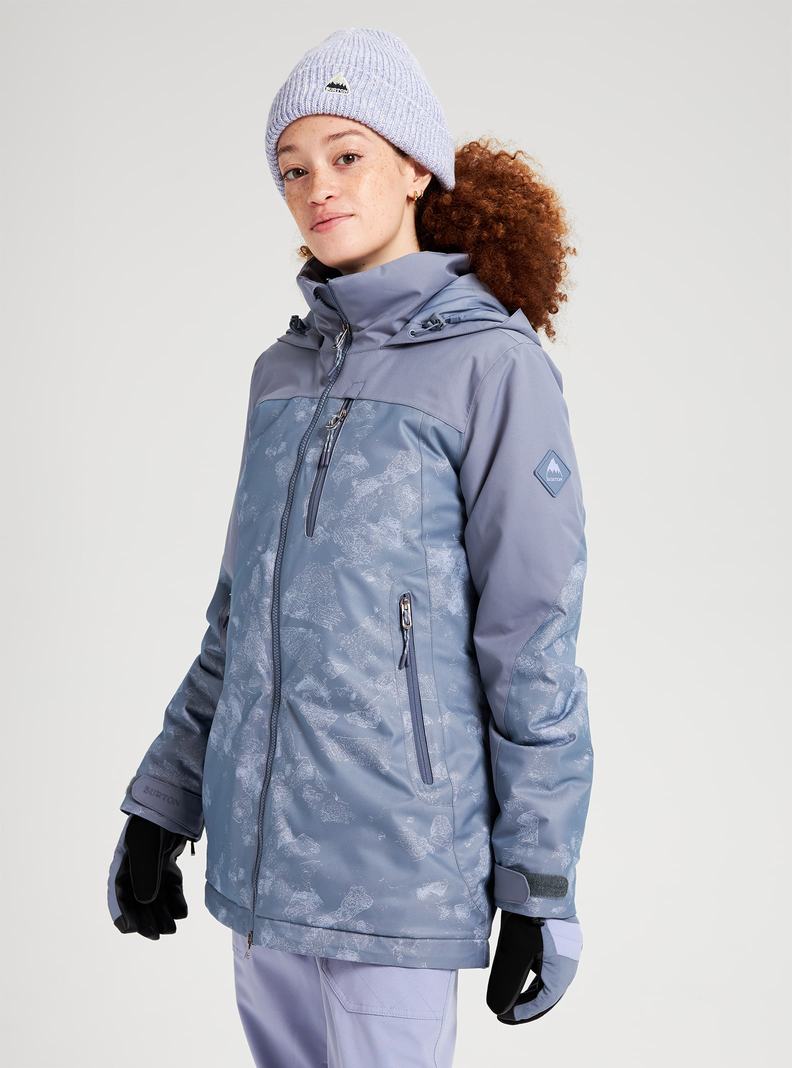 Veste Snowboard Burton Lelah Femme Grise | 041735-RAU