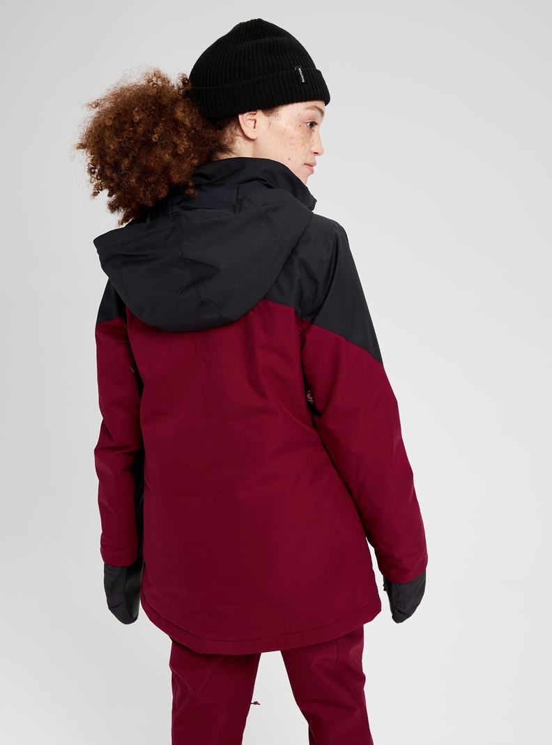 Veste Snowboard Burton Lelah Femme Noir Bordeaux | 765238-JSU