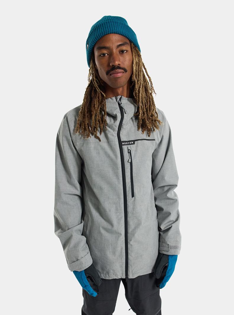 Veste Snowboard Burton Lodgepole 2L Homme Grise | 346218-ELX