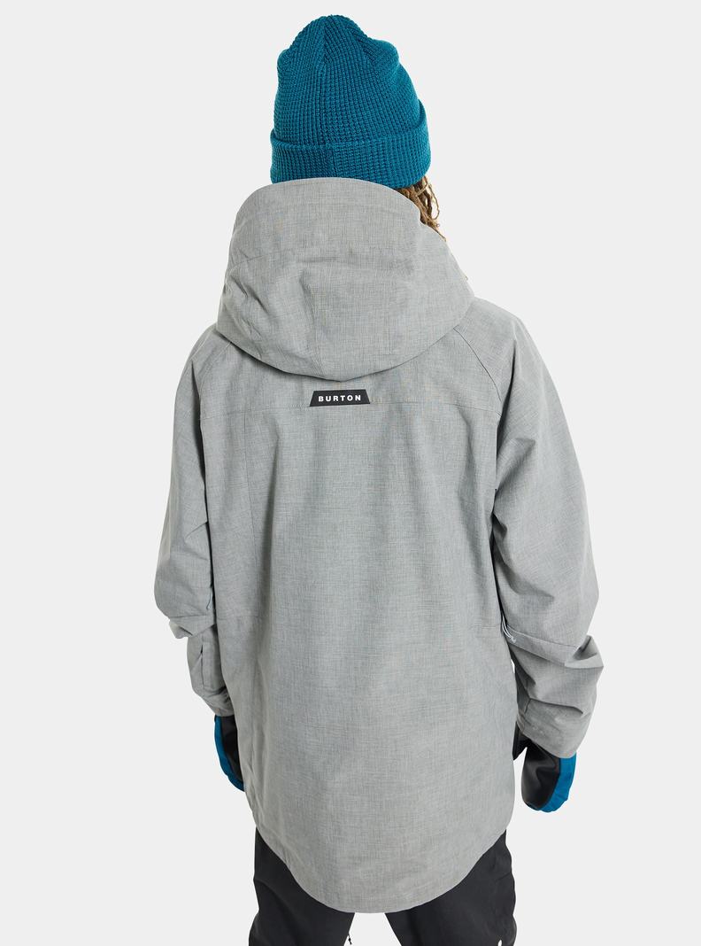 Veste Snowboard Burton Lodgepole 2L Homme Grise | 346218-ELX
