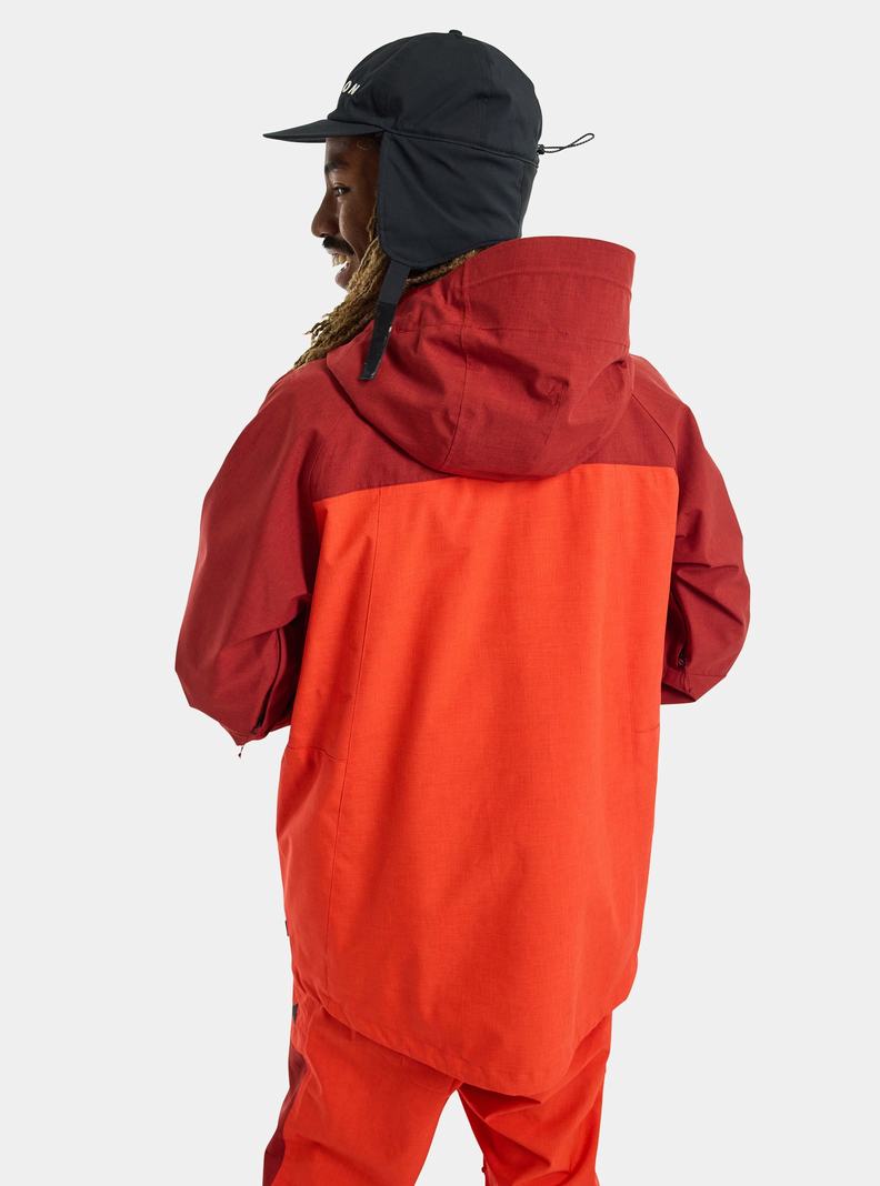 Veste Snowboard Burton Lodgepole 2L Homme Orange Rose Rose | 394058-XHK