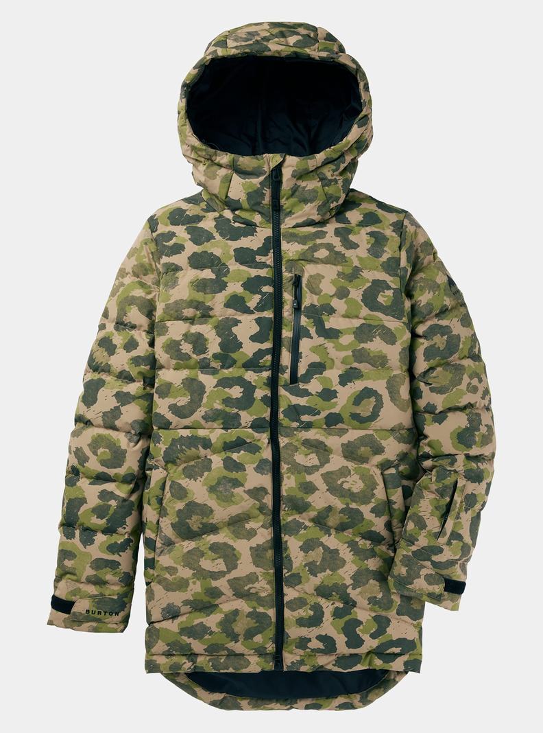 Veste Snowboard Burton Loyil Down Femme Vert Camouflage | 258460-GHW
